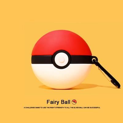 Housse d'écouteurs en silicone protectrice antichoc Pokemon Ball pour Samsung Galaxy Buds FE/Live/2/2 Pro Étui pour enfants garçons filles