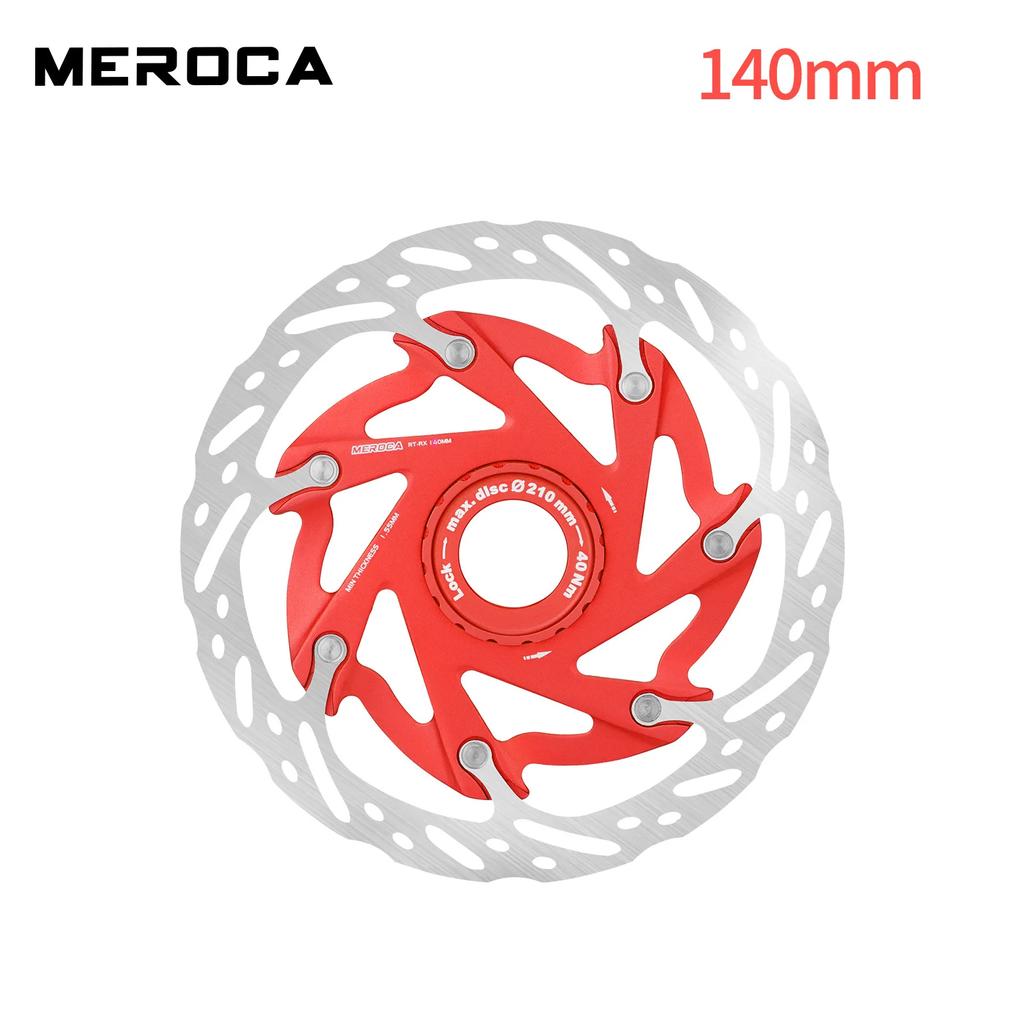 MEROCA XR Bicycle Brake Rotor 140MM 160MM Bike Centerlock Rotor Heat Dissipation Floating Rotors Cycling Parts
