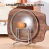 Cutting Board Holder Stainless Steel Kitchen Gadget Pot Lid Organizer for Cabinet for Countertops Counter Pantry Cupboard Dishes