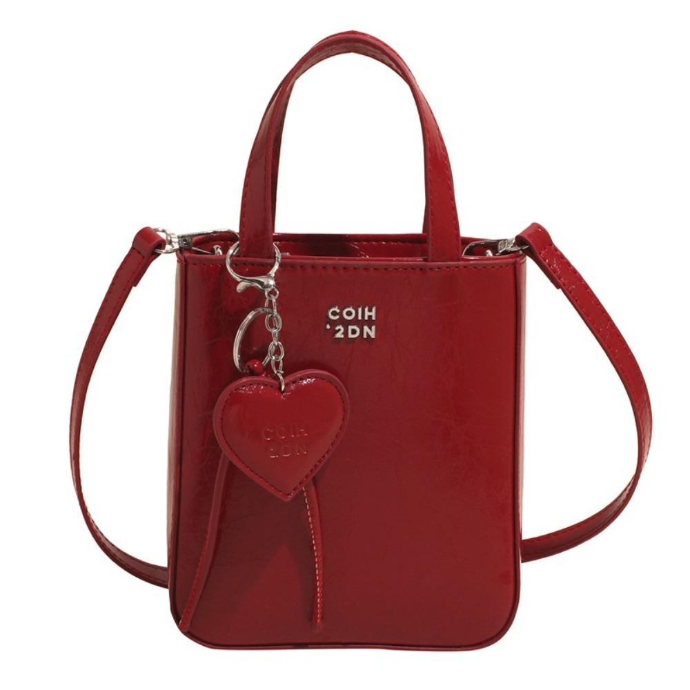 

Women Trendy Pu Leather Crossbody Bags Fashion Shoulder Bag High Quality Small Square Bag Lady Silver Handbags Purses красный