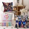 Canvas Painting Kpop T-Twice Decorative Room Aesthetics Pillow Case Home Decor Bedroom Sofa Bed Couch Pillow Cover 45x45