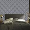 Geometric rhombus wallpaper gray for living room and bedroom 50x1000