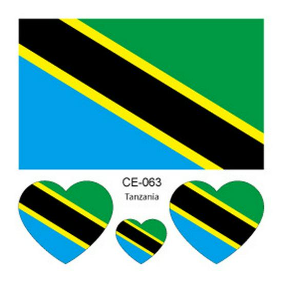World Cup 2026 National Flag Waterproof Tattoo Stickers for Sports