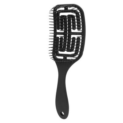 Spazzola Districante per Capelli Unisex Capelli Lunghi Corti Ricci Massaggio Cuoio Capelluto Pettine Spazzola per Styling CapelliNero