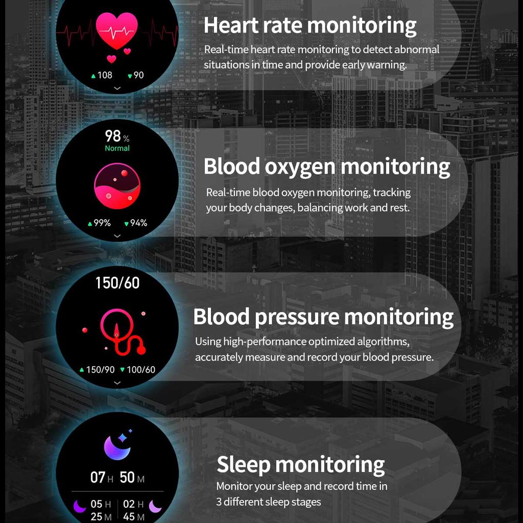 Outdoor Sport Kompass Smartwatch Herren Taschenlampe Laserlicht 450mAh Akku GPS Sport Track Wasserdicht Bluetooth Anruf Smartwatch