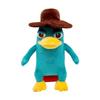 Perry The Platypus Peluche Terry Peluche Poupée Cadeau d'anniversaire Vacances Félicitations Coussin Cadeau de Noël Peluche Chapeau Animal