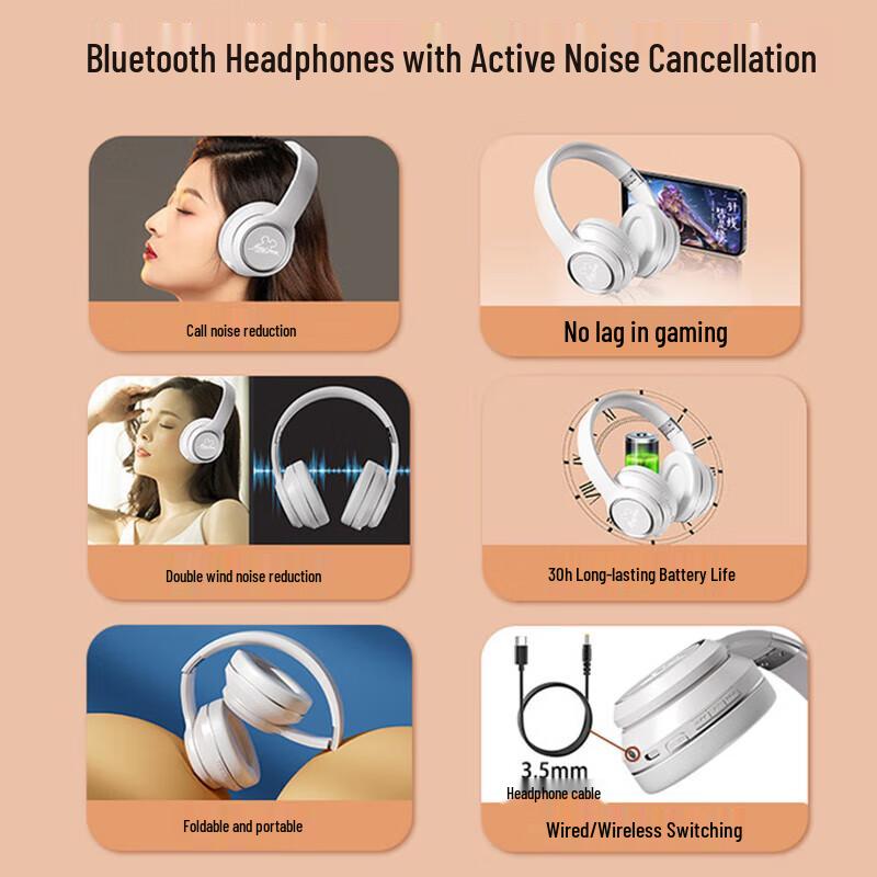 Disney Wireless Over-Ear Bluetooth Headphones