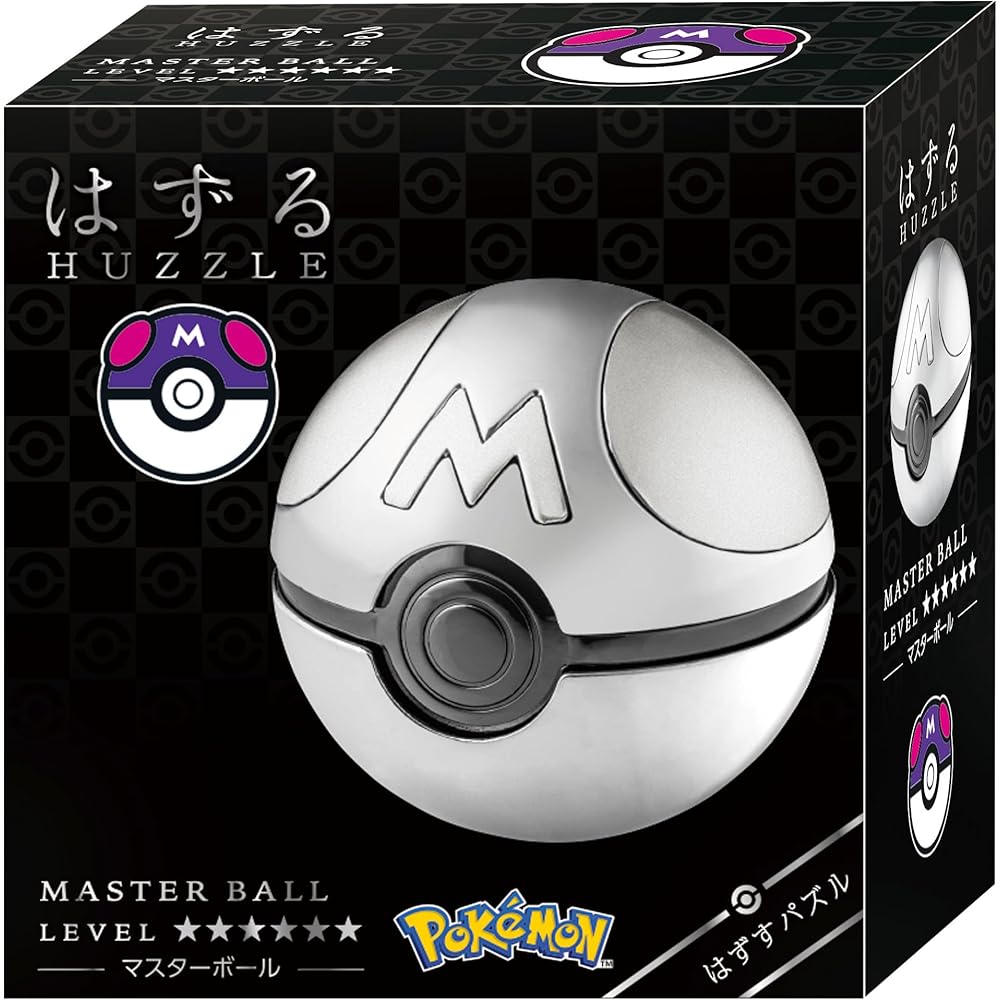 Hanayama Puzzle Pokmon Master Ball Collectible Brain Teaser Game