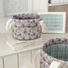 Foldable Storage Basket Fabric Home Organizer Bin Durable Storage Bin  Home