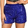 Neue Damenbekleidung, Instagram Mode-Shorts, Hoher Bund, Einfarbige, Schlankmachende, Paillettenbesetzte Damen-Hose