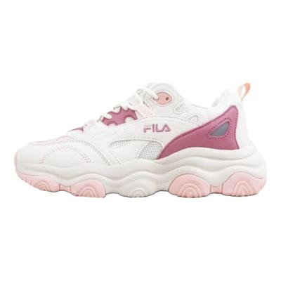 Turbine Comfortable Low-Top Dad Shoes Women Sneakers White Pink 5-J346Y-752