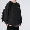 Li Ning Training Series Solid Color Logo Sports Crew Neck Pullover Long Sleeve Sweatshirt Men Sweatshirt Black AWDQ643-4