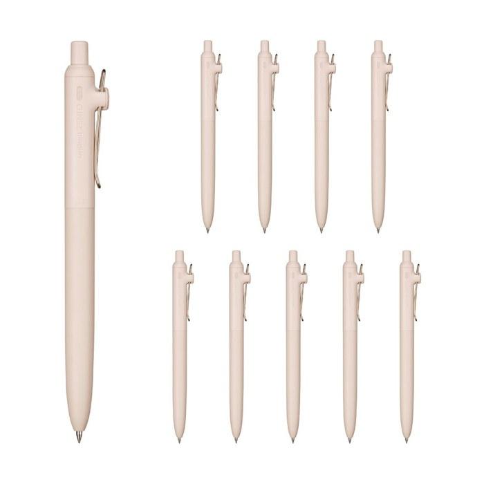 Mitsubishi Pencil uniball ZENTO Standard Ballpoint Pen 0.5mm Ivory 10-Pack UBNZSC05.46
