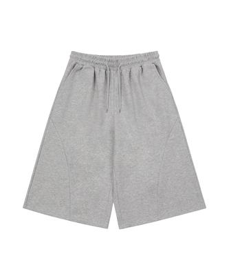 S'EST Front Cut-Out Bermuda Pants Gray