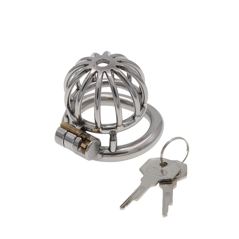 Penis Cage Chastity Device Chastity Lock CB Lock Stainless Steel Penis Cage Wear Adult Game Sex Toy