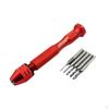 Set with 5 Pcs Drill Bit, Tungsten Steel Material Hand Drill, Precision Tools for Carving