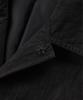 Panicale Cotton Blend Collared Trench Coat [Black]