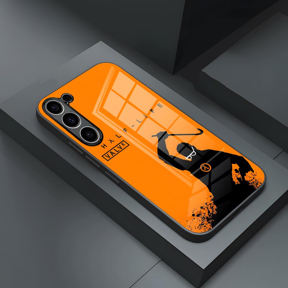 Half Life Game Phone Case For S24 Ultra Samsung S23 Fe S22 S20 S21 Plus Galaxy A54 A34 A24 A53 Note 20 Glass Cover