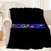 Logo S-Sega Fashion Blanket Plush Nap Sofa rug for Living Room Warm Office Bedroom Birthday Home Travel Kid Gifts
