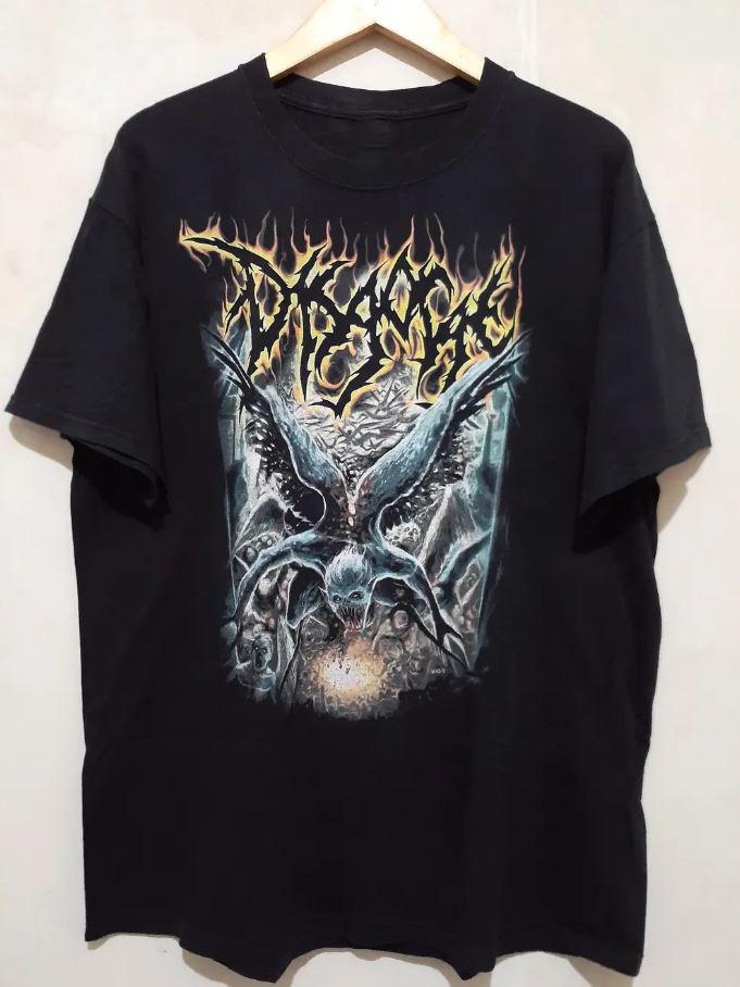 Disgorge Band Perish Angel Black Shirt For Men Women Cotton Tee Di448