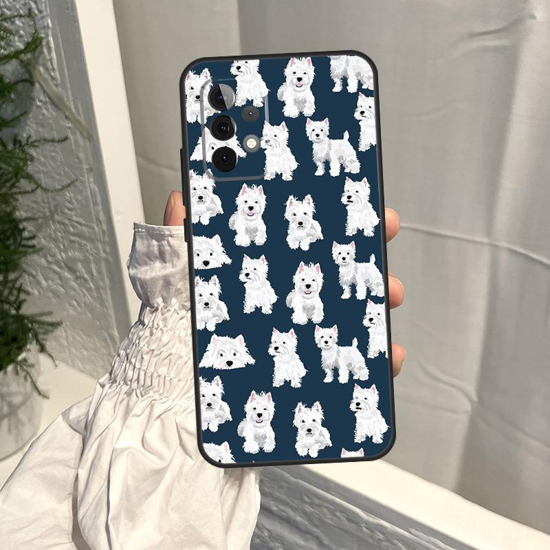 

West Highland Terrier Westie Case For Samsung Galaxy A15 A35 A55 A54 A34 A14 A13 A23 A33 A53 A52 A32 A12 A56 A36 A16 A17 Samsung A32 4G