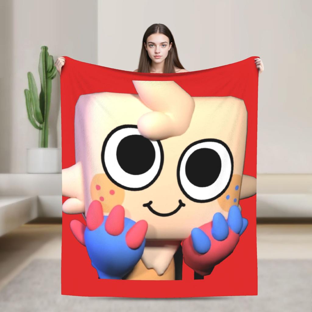 Dandy's World Soft Warm Blanket Goob  Children Plush Throw Blanket Street Trend Living Room Flannel Bedspread Sofa Bed Cover