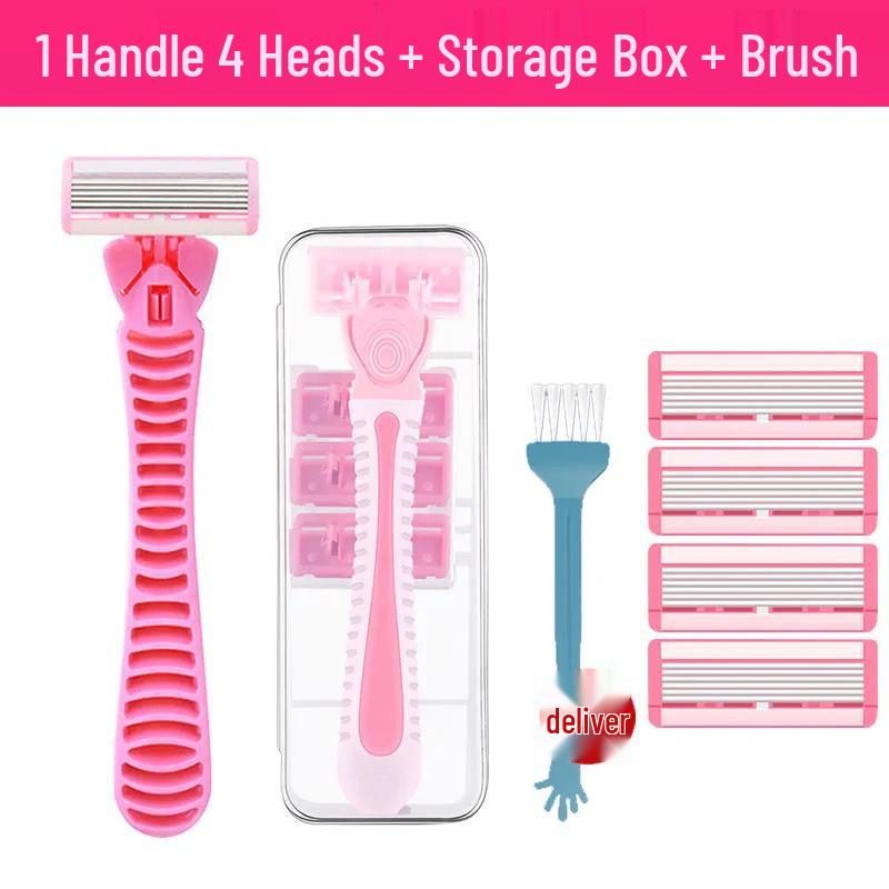 Women's Manual Razor for Hair Removal - Suitable for Armpits, Legs, and Private Areas