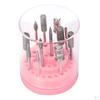 Plastic Bits Holder Dustproof Cuticle Manicure Tool