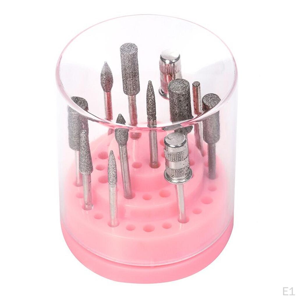 Plastic Bits Holder Dustproof Cuticle Manicure Tool