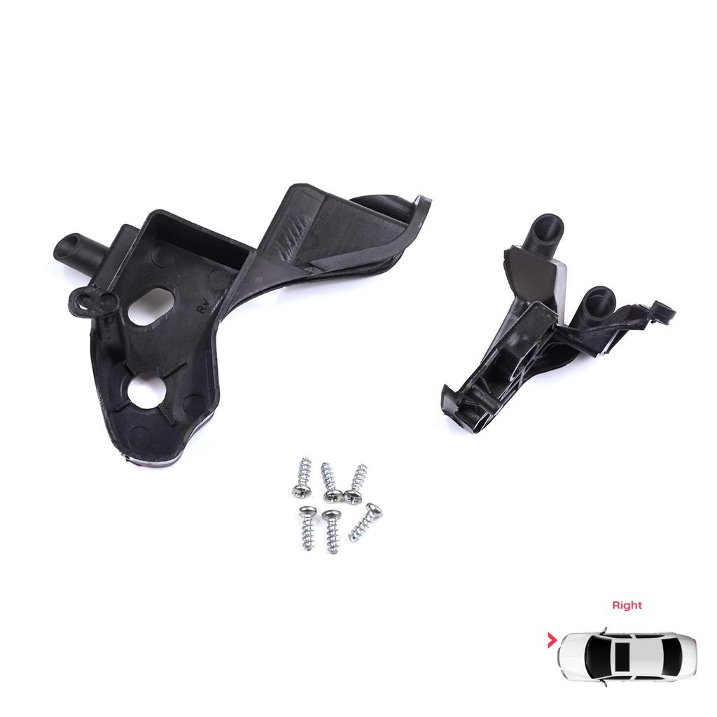 BHL574-2 Headlight Holder Mount Repair Bracket Tab Set Right Side for Citroen C4 MK2 B7 NC 2009-2018 DS4 MK1 NX 2010-2015 6212H0