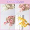 High Branch Lilies Artificial Flowers For Home Wedding Decor With Silk Material And Realistic Design