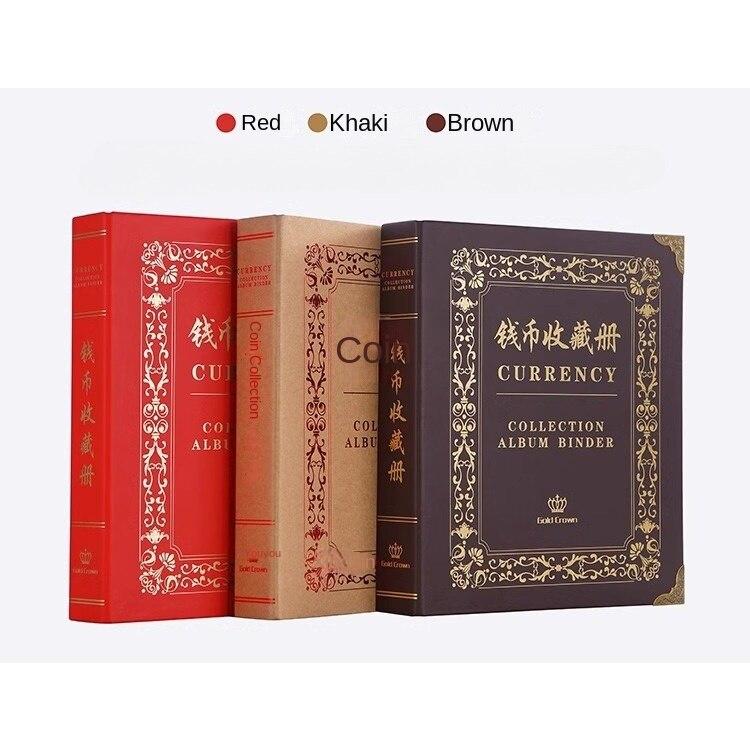Large Capacity Banknote Collection Book, Coin Protection Folder, Coin Commemorative Coin Collection Book, Commemorative Note Collection Book