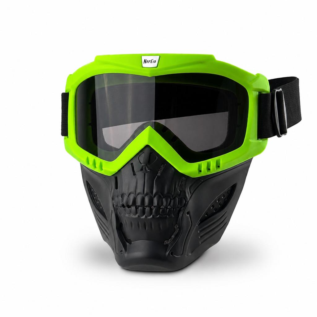 Verstellbare atmungsaktive Motocross-Maske Wind-Staubdichte Helm-kompatible Brille für Wüsten-Skiing Radfahren Outdoor-Sportarten2