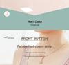 Jiao Fei Lace Wireless Front-Opening Vest-Style Sleep Bra for Middle-Aged and Elderly Women