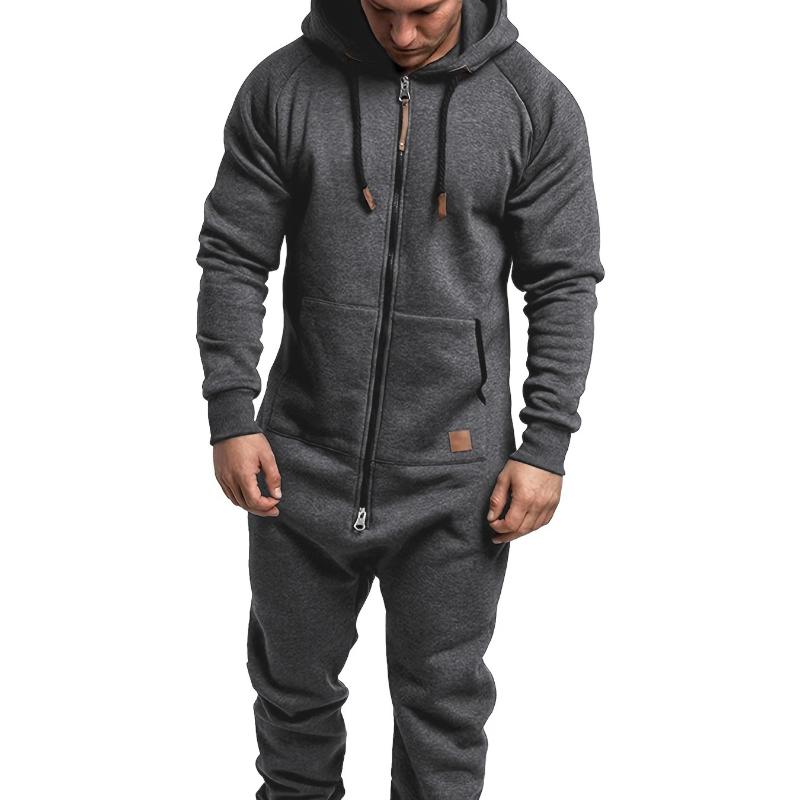 Hooded Jumpsuit, Workwear, Comfortable And Stylish, Winter Clothes for Men, Jumpsuit Men, Men'S Winter Clothes