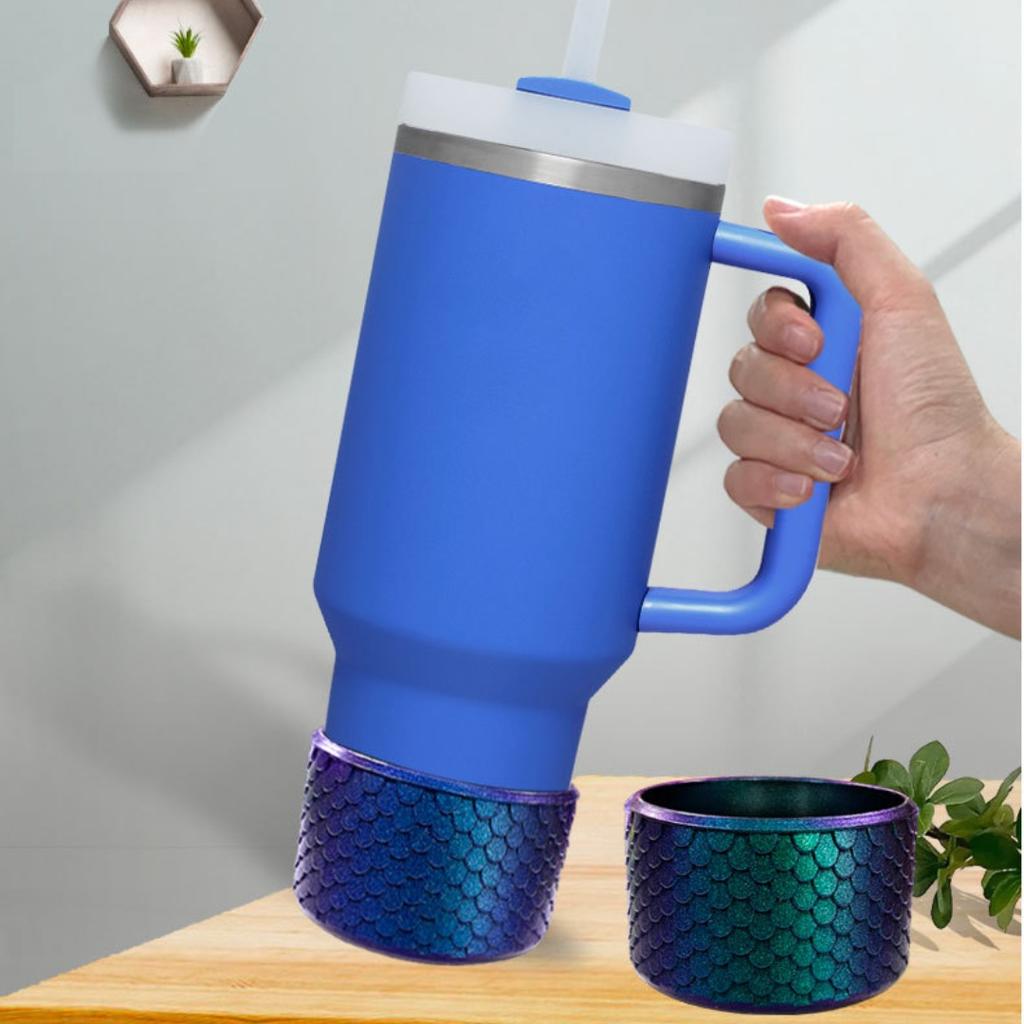 30oz 40oz Silicone Cover for Stanley Quencher Adventure Tumbler with Handle & Stanley IceFlow Protective Bottle Boot Sleeve