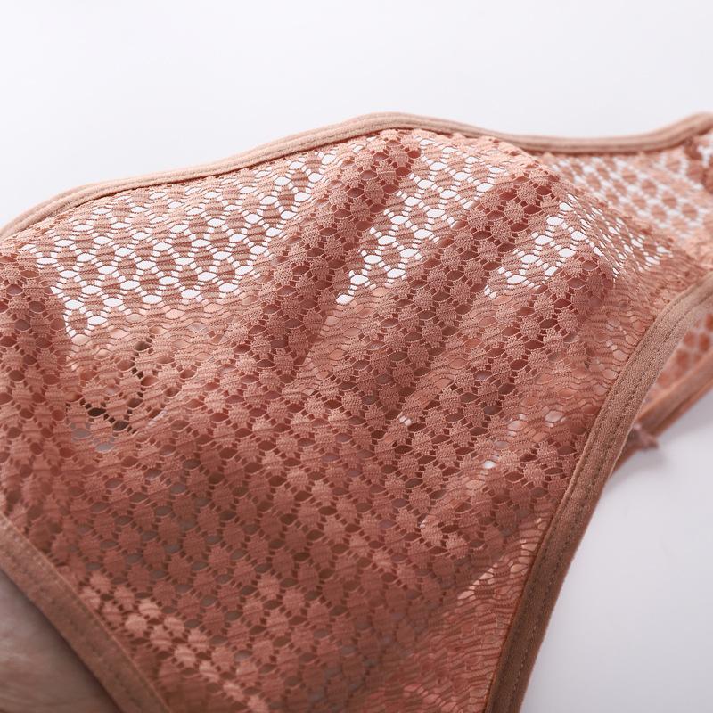 Women Sexy Lace Lingerie New Low-Waist G-String Thong Panties Ladies Transparent Hollow Out Intimates Underwear