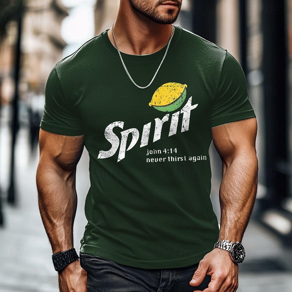 Lehké Fitness Svalové Tričko Outdoorové Sporty Krátký Rukáv Top Pánská Móda Potisk Písmen Tričko Kulatý Výstřih Topy Pánské Oblečení