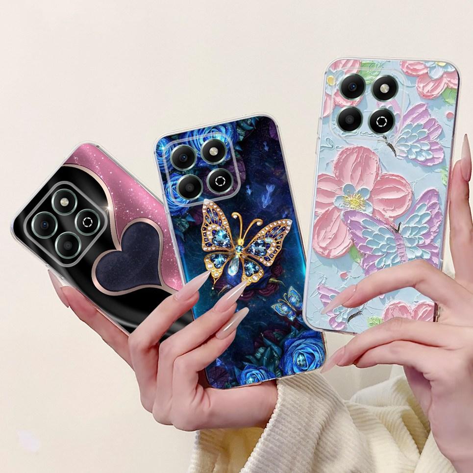 Für Huawei Honor X6 X6s 4G 5G X6a Plus Handyhülle Drache Löwe Tiger Cool Mode Malerei Rückseite Weiches Schwarzes Silikon Hülle