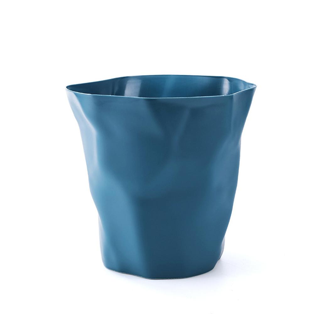 

Мусорное ведро Pp Бытовая Креативная Ванная Кухня Мусорное ведро для кухни Черный/синий/белый Современный Простой Мусорное ведро Туалет Мусорное ведро Small