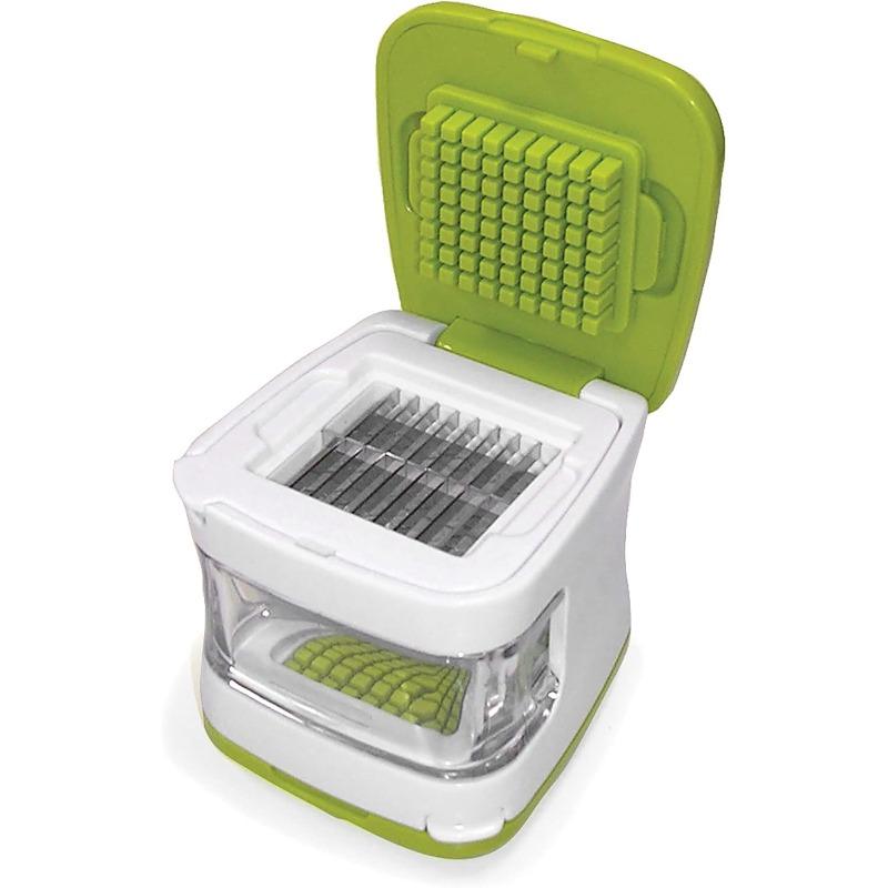 Plastic Eco Garlic Presser Crusher Multifunction Vegetable Cutter Ginger Garlic Slicer Kitchen Tool Food Chopper Dicer