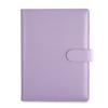 Custom Pu Leather Budget Binder Office Supplies Notebook Planner Cover Binder Ring Bound Planner With Buckle