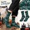 Halloween Socks with and Pumpkin Print Casual Cotton Socks for Men Women