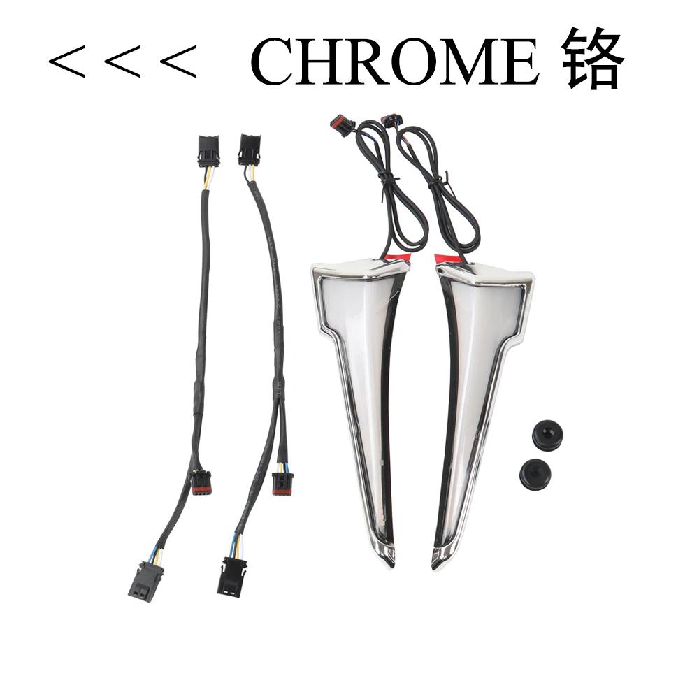 New motorcycle Modified parts front headlight panel decoration LED light suitable FOR 23-UP STREET GDE