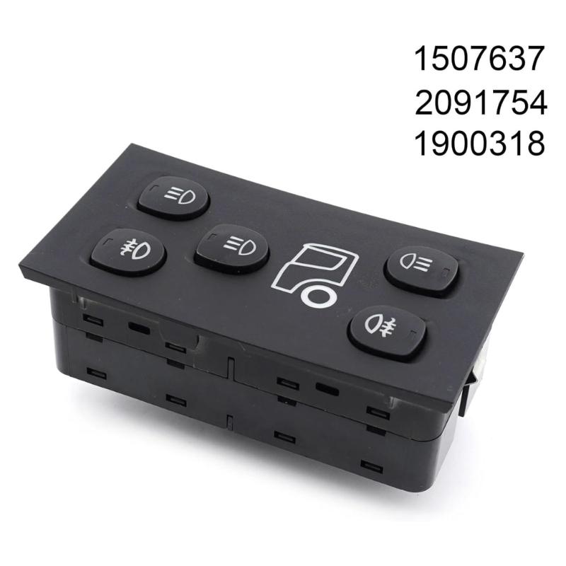 High Sensitivity Headlight Adjustment Control Switches For Commercial Vehicles ABS Construction 1507637 2091754 1900318