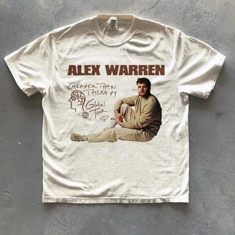 

Alex Warren Merch Today Again Unisex Short Sleeve Full Size S5XL S093 Unisex T-Shirt XL