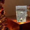 Snow Scene Night Light Desk Light DIY Christmas Crafts Snowman Snowy Night Lamp Home Decor Arts Crafts Night Street Lamps