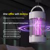 USB Electric Mosquito Killer Lamp, Purple Light Photocatalyst Mosquito Trap, Suction Type Bug Zapper Night Light for Indoor & Outdoor