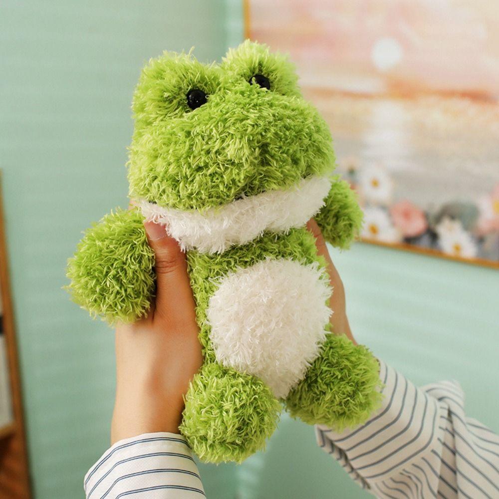 Interactive Simulation Frog Stuffed Toys Handmade Cartoon Sleeping Doll  Kids Gifts