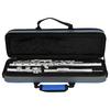 16 Keys C Flute Instrument Closed Hole for Beginners with Carrying Case Gloves Cleaning Kit Woodwind Instrument Flute